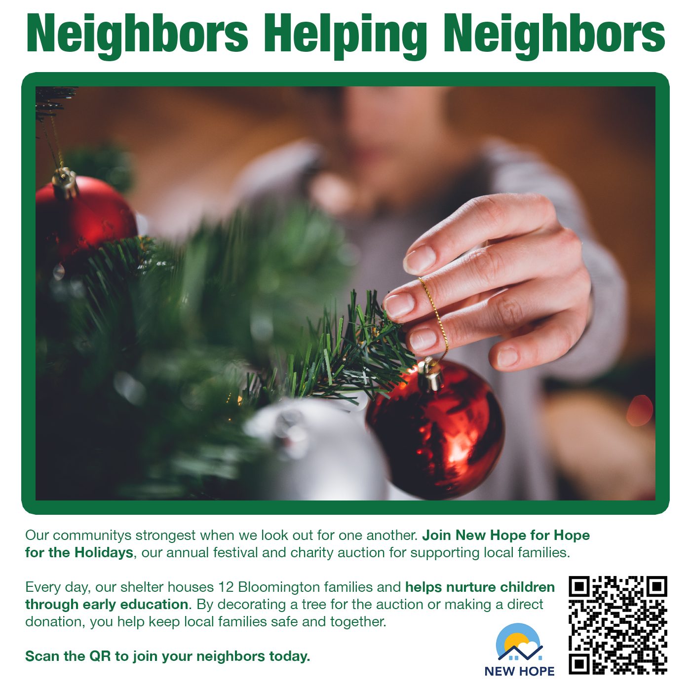 Hope for the Holidays — social post 2