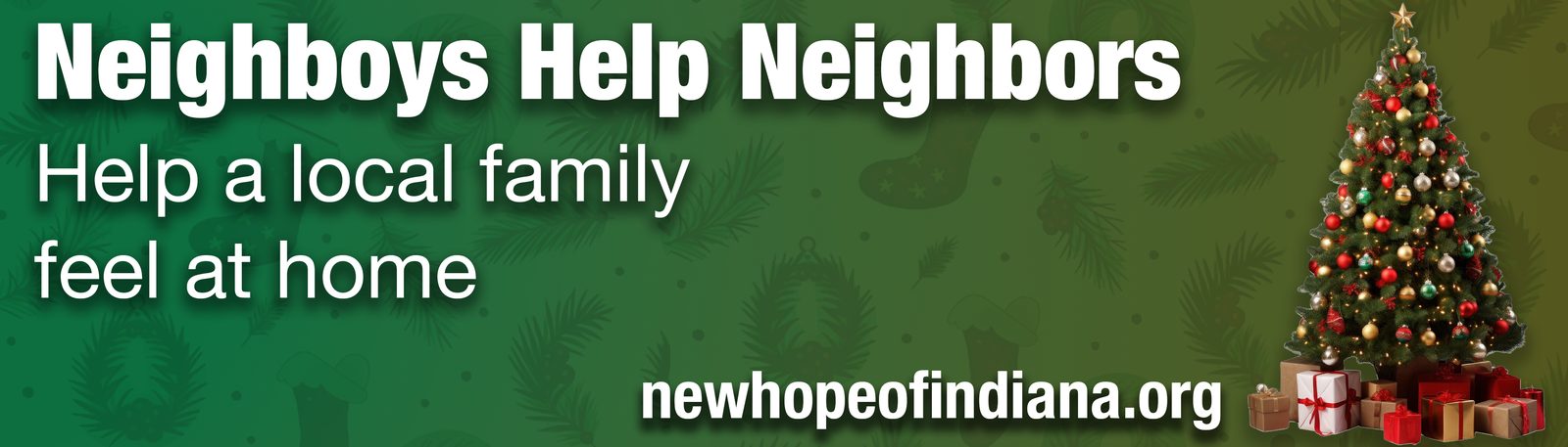 Hope for the Holidays — outdoor board 2