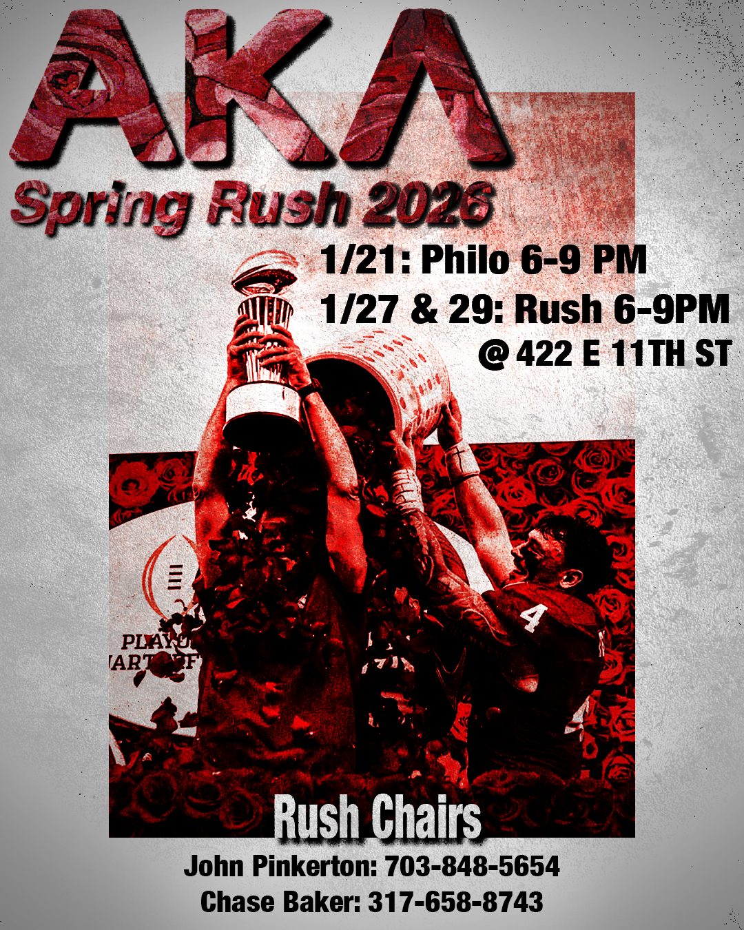 AKL Spring 2026 Informal Rush flier