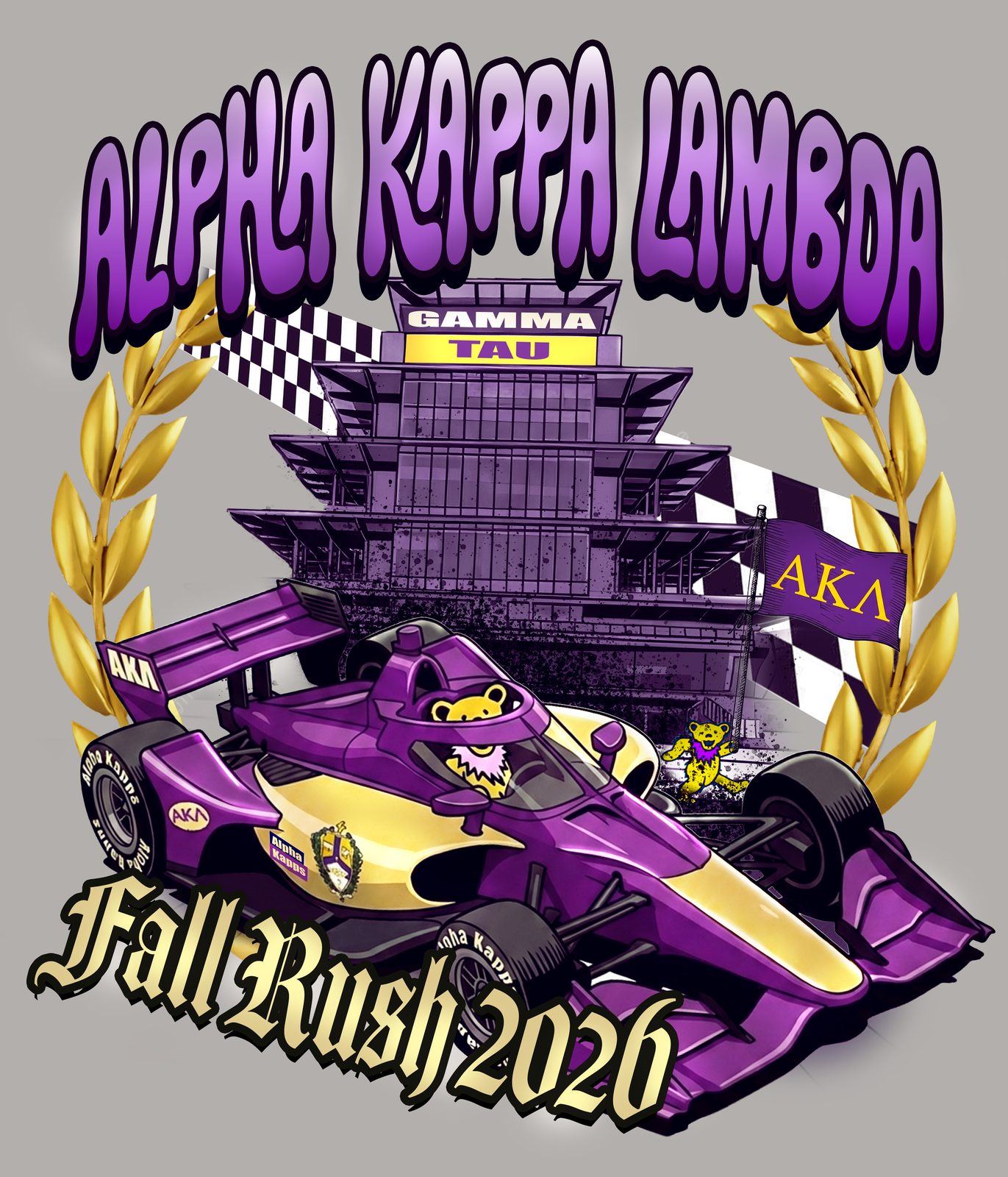 AKL rush tee — back