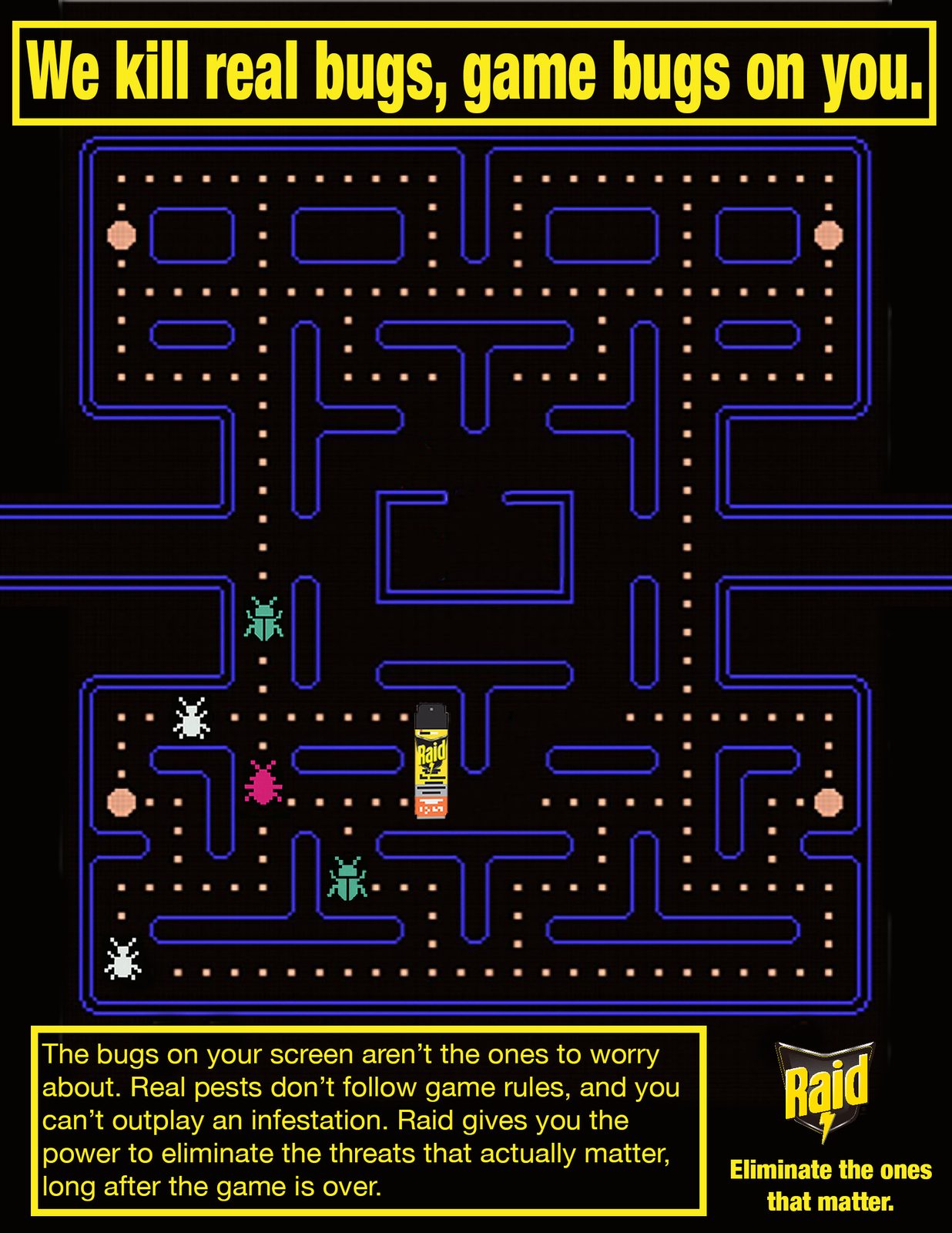 Raid ad — Pac-Man