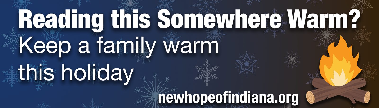 Hope for the Holidays — outdoor board 1